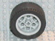 Lego Wheel 30.4mm D. x 20mm with 3 Pin Holes with Black Tire 43.2 x 22 ZR (44292 / 44309)