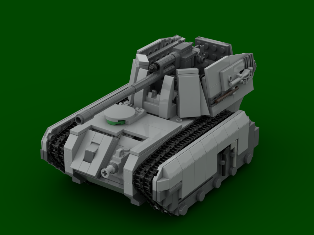 Lego Krieg pattern Basilisk. Astra Militarum self-propelled artillery. Warhammer