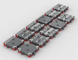 Micro Modular Roads 3 & 4 Way Intersection