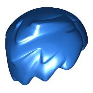 Lego Hair Short Tousled with Side Part and Lock Sticking Up / Blue