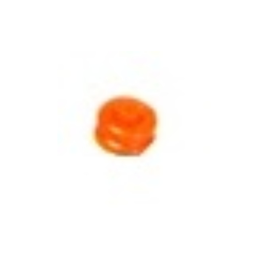 Lego Pen Bead, Round Curved, Hourglass / Trans-Neon Orange