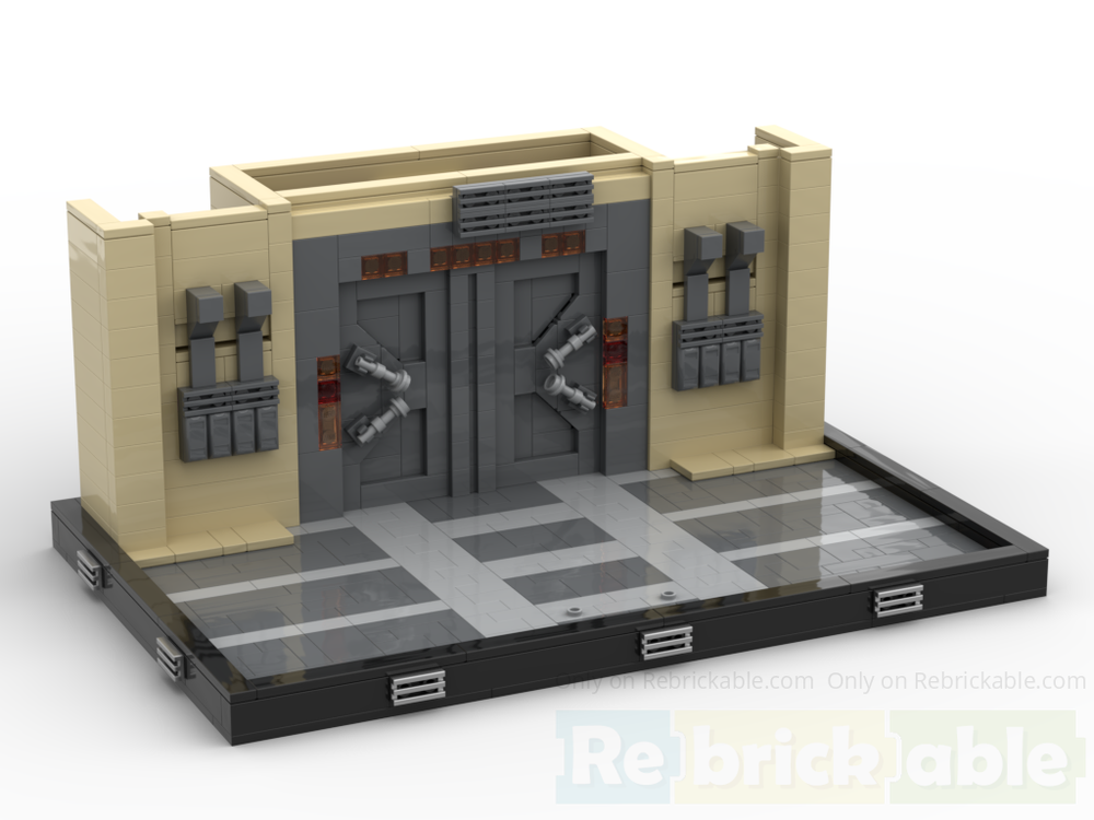 Lego Duel of the fates diorama