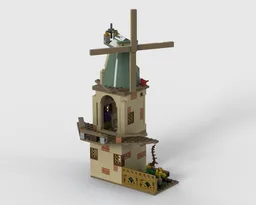 Green Windmill of Hogwarts
