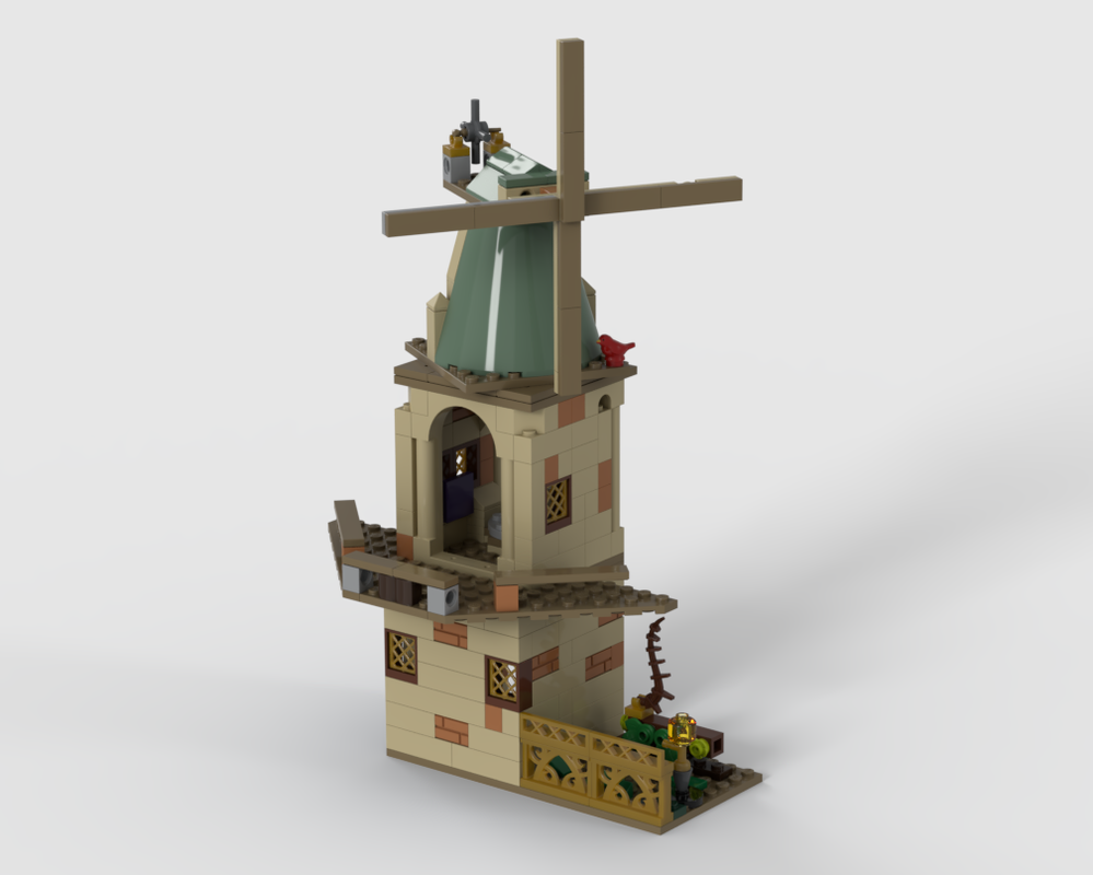 Lego Green Windmill of Hogwarts