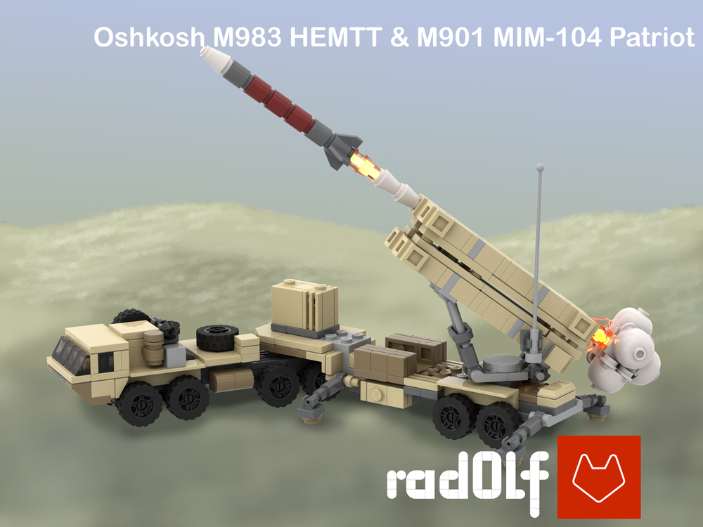 Lego Oshkosh M983 HEMTT & M901 MIM-104 Patriot