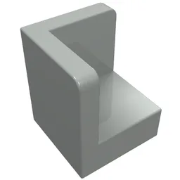 Panel 1 x 1 x 1 Corner / Light Gray