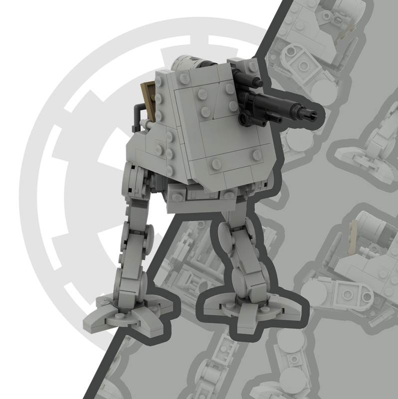 Lego AT-DT; Minifig (1/45) Scale