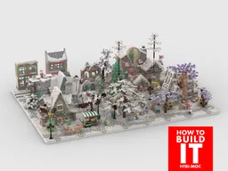 Winter Village - Display Package for sets: 10325, 40602, 40603, 10308, 10339, 40564, 40573, 10293, 10275, 40424, 40416, 10267