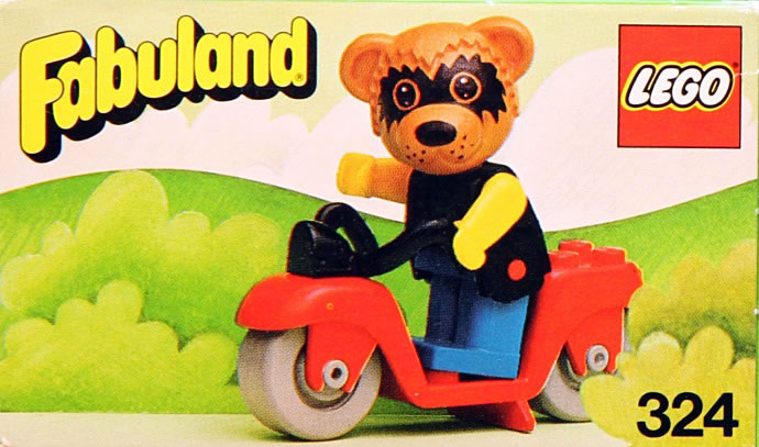 Lego Ricky Racoon on his Scooter