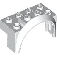 Wheel Arch, Mudguard 4 x 2 x 2 1/2 / White