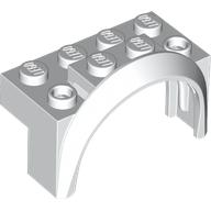 Lego Wheel Arch, Mudguard 4 x 2 x 2 1/2 / White