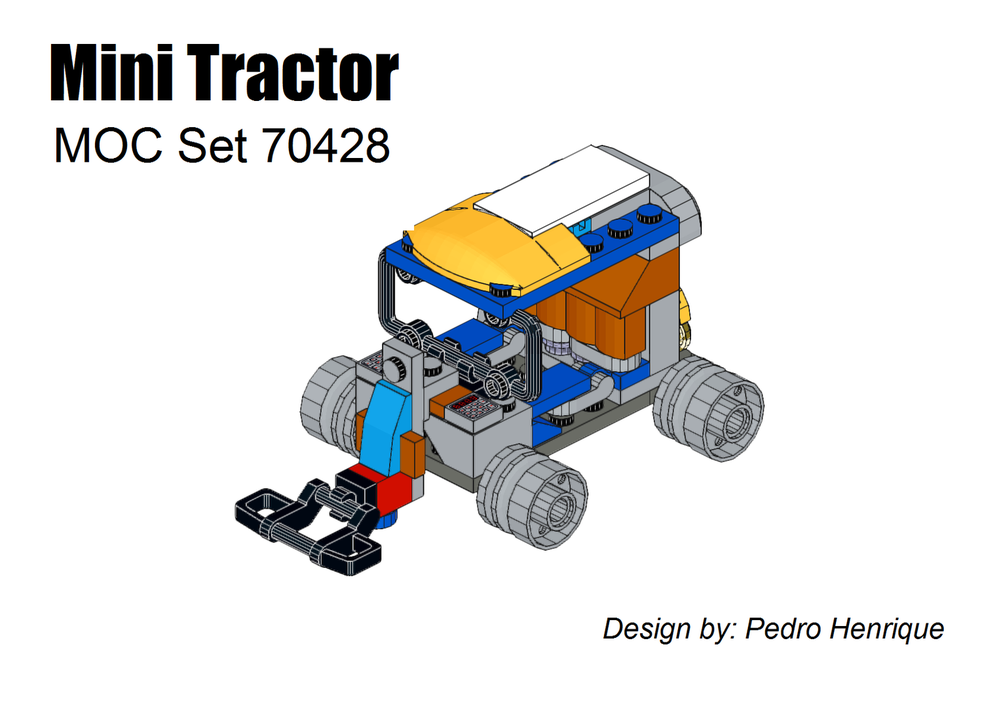 Lego Mini Tractor - MOC 70428