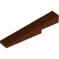 Brick Sloped 1 x 6 x 1 with 1 x 2 x 1/3 Cutout / Reddish Brown