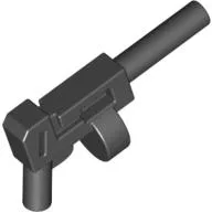 Weapon Gun [Automatic Long Barrel and Round Magazine] / Black
