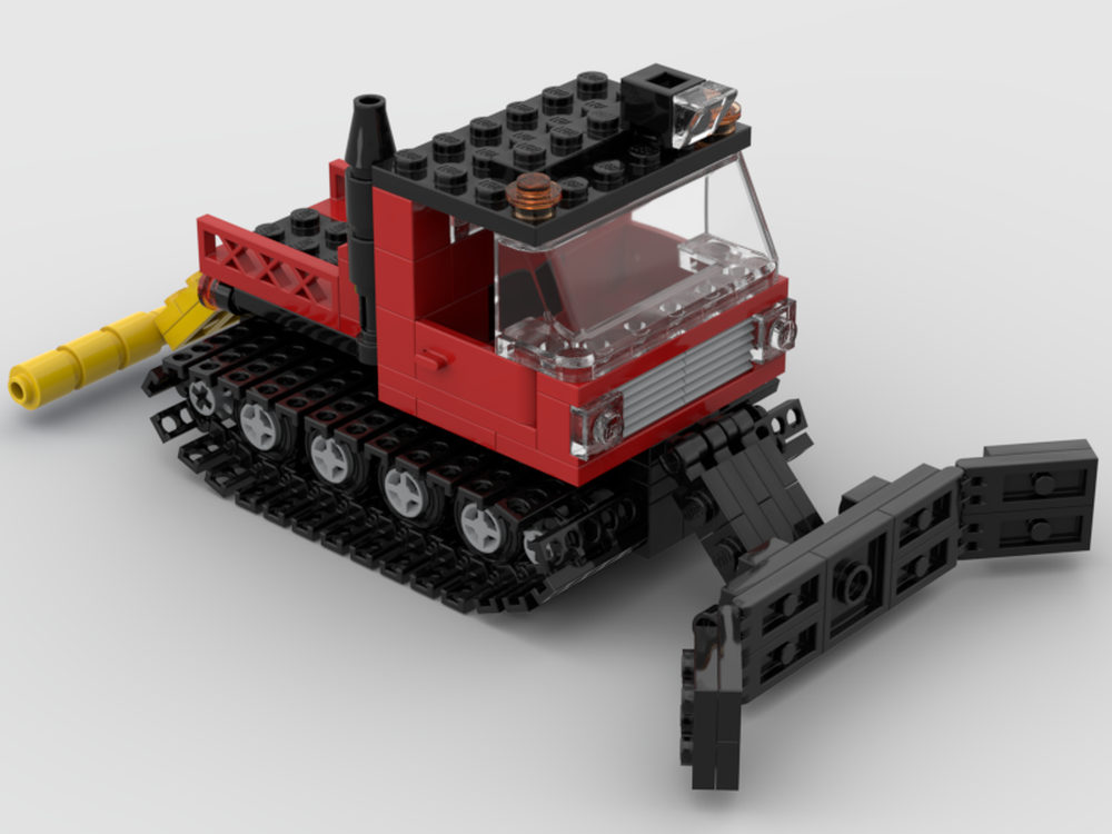 Lego Snow Groomer-Nordic Modification