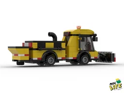 Trackless MT7 sidewalk snowplow
