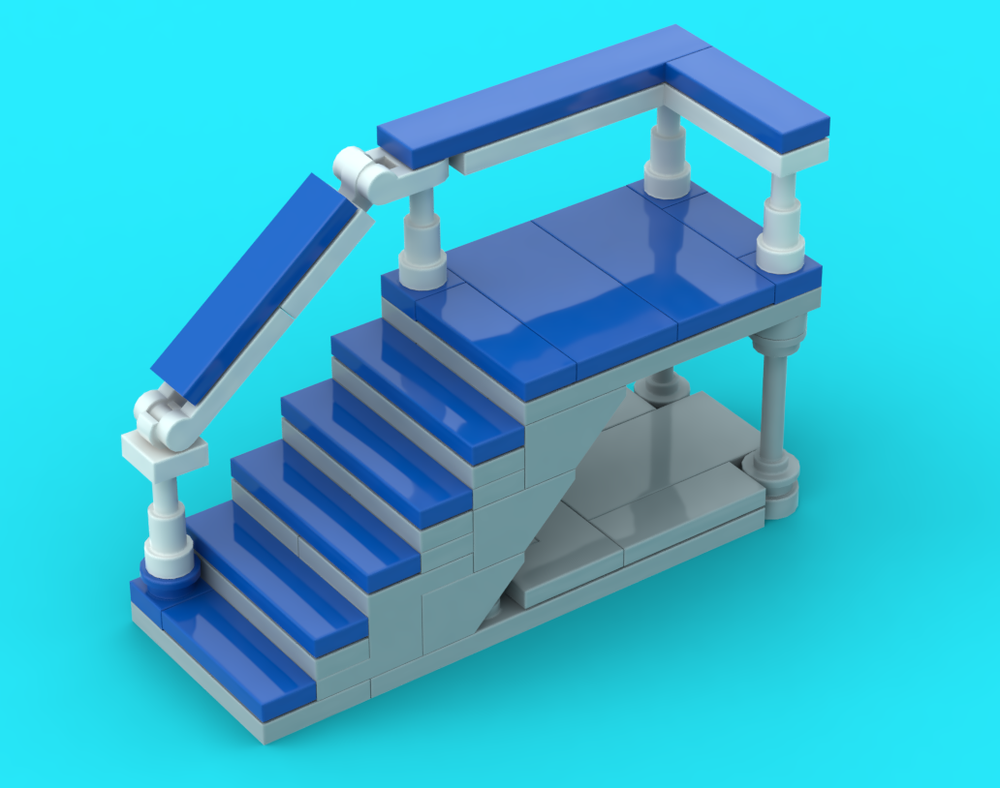 Lego Stairs with a platform