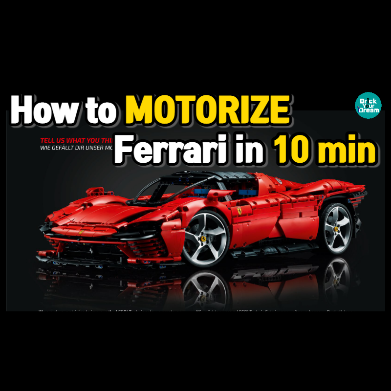 Lego Ferrari Daytona Sp3 RC Motorize LEGO Technic 42143