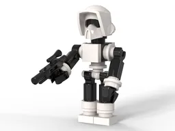 Scout trooper buildable mini figure