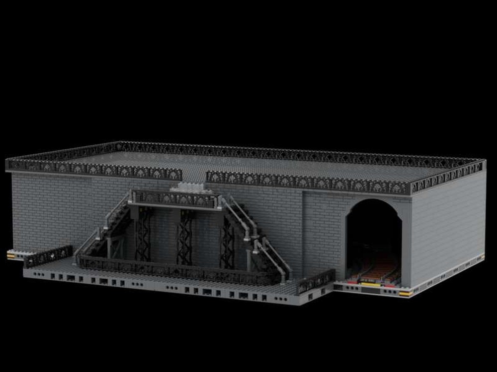 Lego Redesigned Loop Coaster Tunnel on MILS