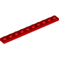 Plate 1 x 10 / Red