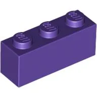 Brick 1 x 3 / Dark Purple