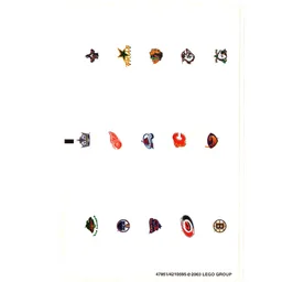 Sticker Sheet 2 for Sets 10127-1, 65182-1 / [No Color/Any Color]