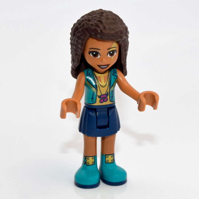 Lego Andrea - Dark Turquoise Jacket, Dark Blue Skirt
