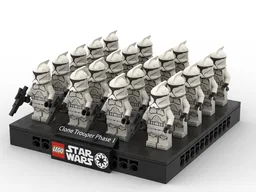 20 Minifigures Stand