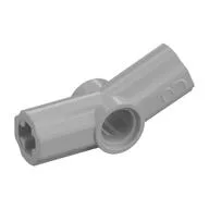 Technic Axle and Pin Connector Angled #3 - 157.5° / Pearl Light Gray