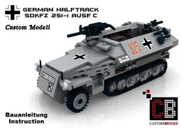 Custom WW2 SdKfz 251-1 Ausf.C armored tank