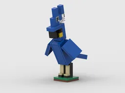 Minecraft Parrot (blue)