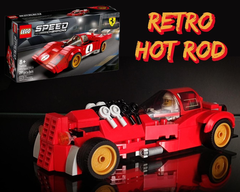 Lego 76906 Ferrari Hot Rod MOC