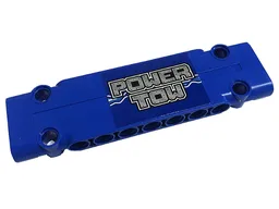 Technic, Panel Plate 3 x 11 x 1 with Siver 'POWER TOW' and Lightning Pattern Model Left Side (Sticker) - Set 42128