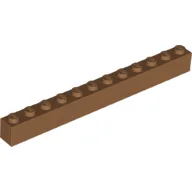 Brick 1 x 12 / Medium Nougat