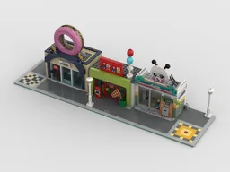 Donut and Toy Shops + Panda Supermarket Modular