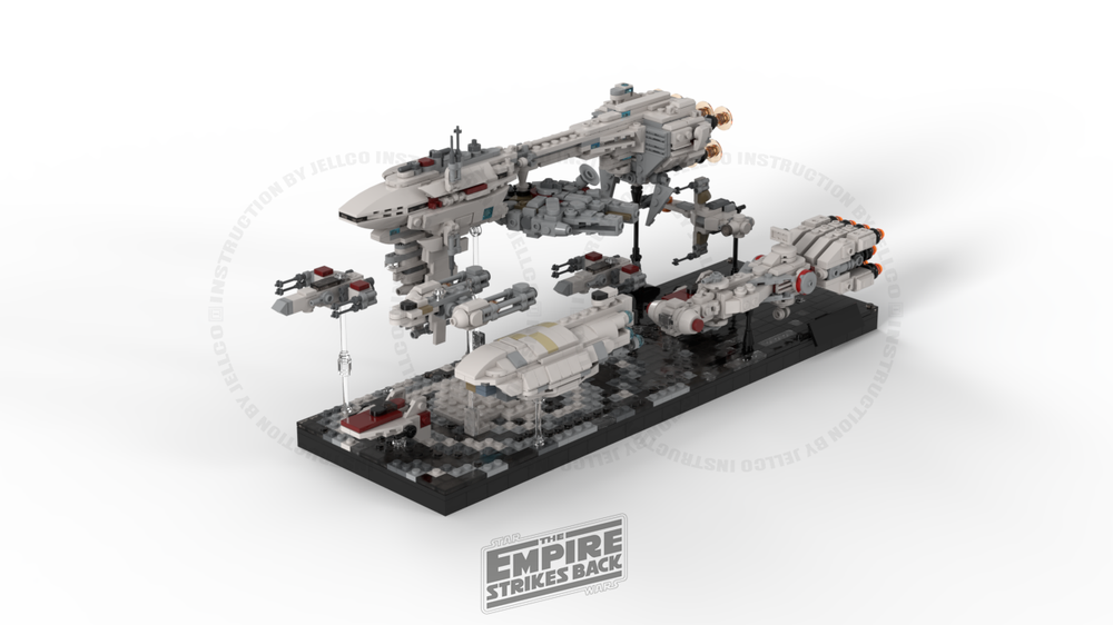Lego Micro Diorama EPISODE 5 : Ending... REBEL FLEET
