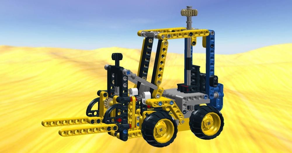 Lego Forklift (42020 and 42004 combined)