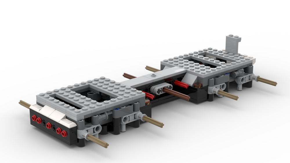 Lego Four-Axle-Steering for Command Rover 60432