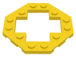 Plate Special 6 x 6 Octagonal with Opening