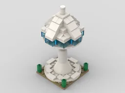 Mushroom shaped skyscraper