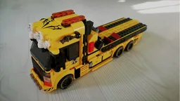 Lego flatbed car trailer