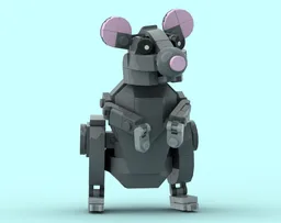 Poseable Rat Figure