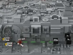 Micro Star Wars Trench Run