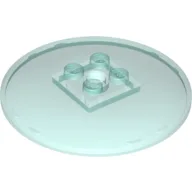 Dish 6 x 6 Inverted (Radar) with Solid Studs / Trans-Light Blue