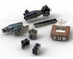 Mini Submarine with Stand
