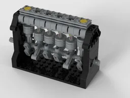 engine inline six classic pistons