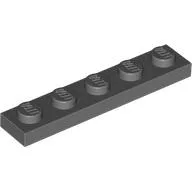 Plate 1 x 5 / Dark Bluish Gray