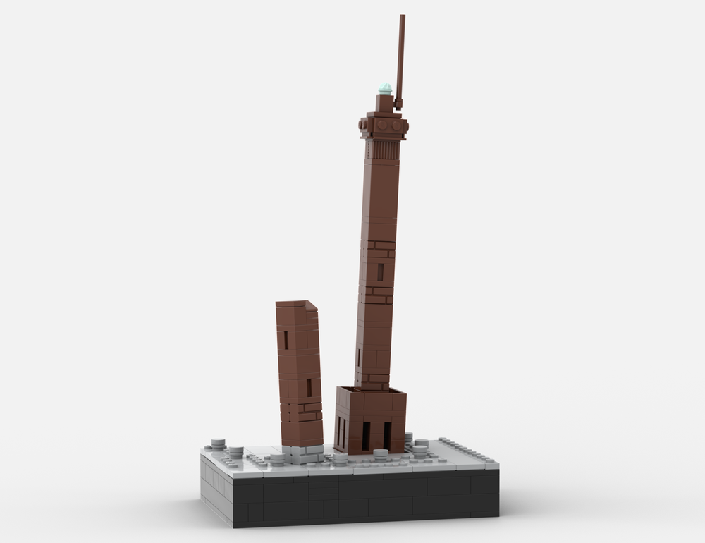 Lego Bologna Towers Garisenda and Asinelli