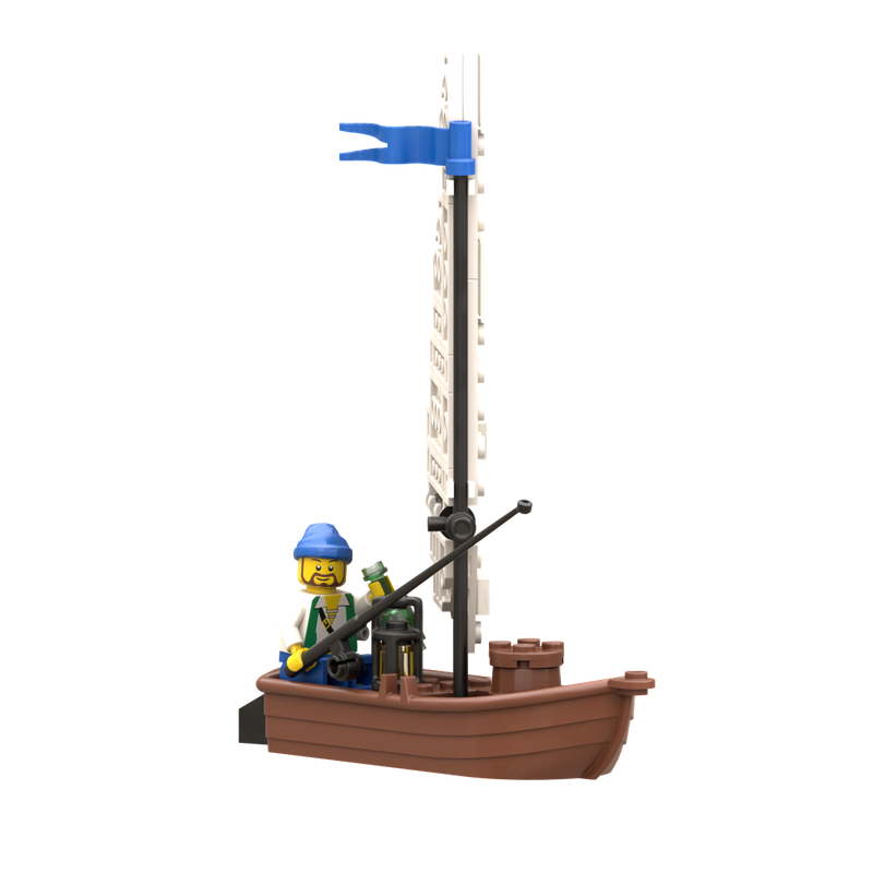 Lego Fishing Boat (Pirate Theme)